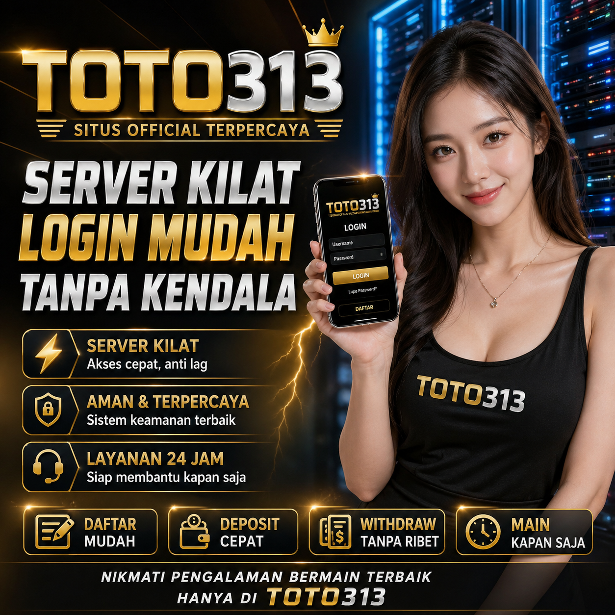 TOTO313 € TOTO 313 Official Site Server Kilat Login Mudah Tanpa Kendala